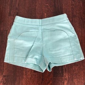 Forever 21 Tweed Turquoise Shorts, Size S